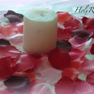 100 Mix of Red, Burgundy and Pink Silk Rose Petals Weddings Crafts