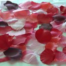 2000 Mix of Red, Burgundy and Pink Silk Rose Petals Weddings Crafts