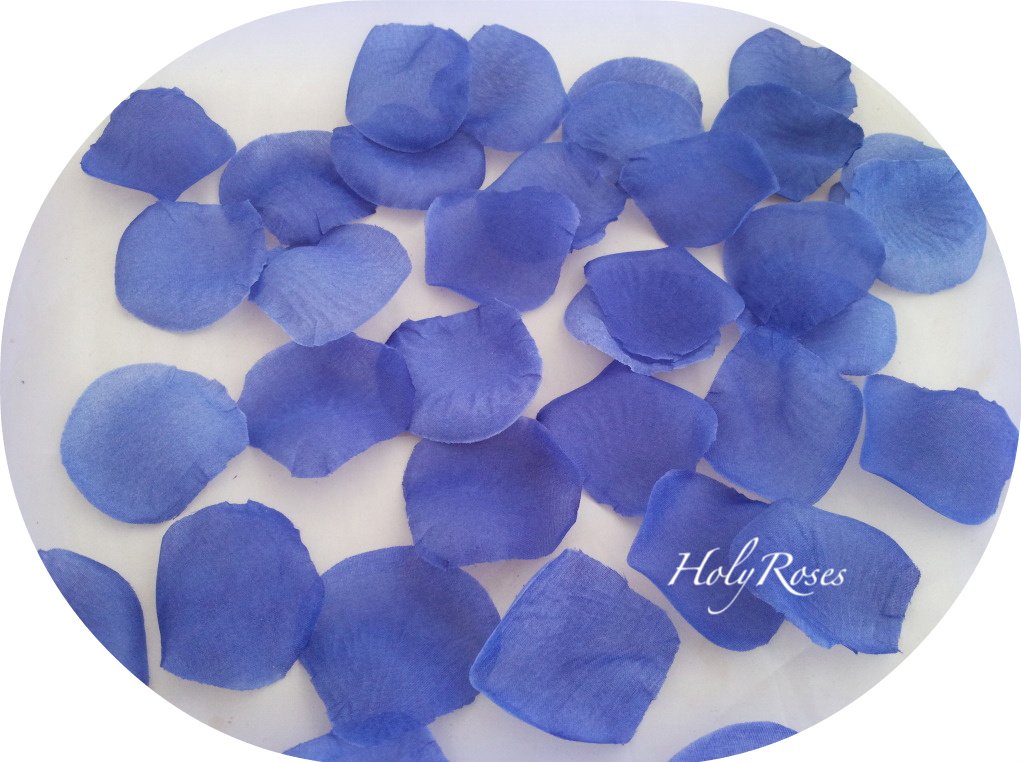 100 Dark Purple Silk Rose Petals Weddings Crafts (Large)