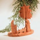 Mini Olive Wood Nativity - for Xmas Tree - Creche 3 - Gift Boxed