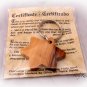 Olive Wood Star Keyring Design HJW