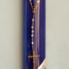 Mother of Pearl Rosary  - Mary Centerpiece