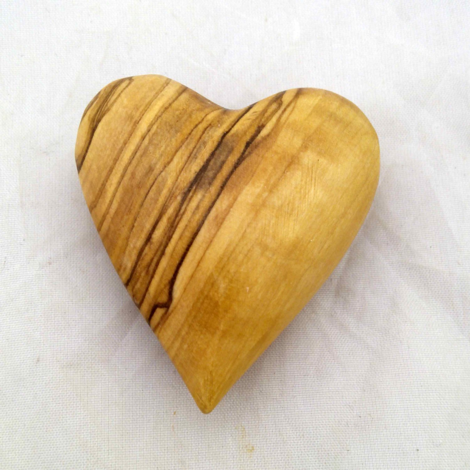 Olive Wood Heart Ornament Meaningful Gift