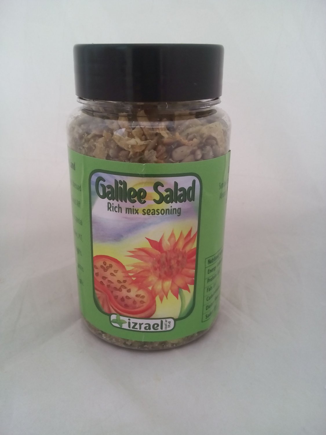 Galilee Salad Rich Mix Seasoning Topping Plastic Jar 120g 4 oz Jar Holyland