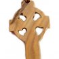 10 x Celtic Cross / St. Patrick's Olive Wood Pendants