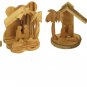 Presentation Pack - 16 Mini Olive Wood Nativities in Boxes Handcrafted Bethlehem
