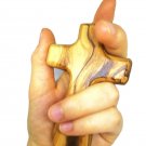 Olive Wood Holding/Comfort Cross - Deluxe Version in Gift Bag - Made in Bethlehem
