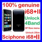 100% genuine Sciphone i68+ II,2SIM 3P flow menu,JAVA