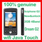 100% genuine Unlock Sciphone wifi dream G2 google map JAVA PDA phone