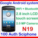 100%Auth Sciphone N19 Google Android smartphone WiFi ,Camera,Bluetooth