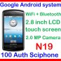 100%Auth Sciphone N19 Google Android smartphone WiFi ,Camera,Bluetooth