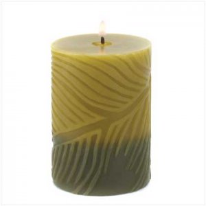 Foliole Round Candle