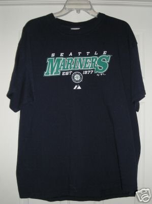 SEATTLE MARINERS T-SHIRT, XL **NEW**