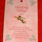 HEAVENLY TIDINGS CHRISTMAS ANGEL PIN by PAPEL *NEW*