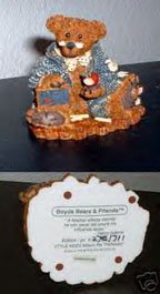 BOYDS BEARS & FRIENDS #2222 WILSON THE PERFESSER *NIB*