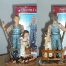 FEEDING THE CHICKS FIGURINE by YOUNGS *NEW IN  BOX*