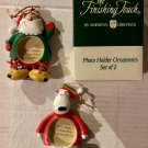 PHOTO HOLDER ORNAMENTS, SET OF 2 *NEW*