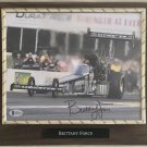BRITTANY FORCE NHRA Autographed Custom Photo Plaque