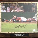 Christian Vasquez #7 Boston Red Sox Autographed Custom Photo Plaque