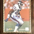 Perry Williams # 23 New York Giants Autographed Custom Photo Plaque