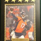 Brock Osweiler #17 Denver Broncos Custom Photo Plaque