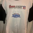 Super Bowl XXXIX Official NFL/Coors Light T-shirt Size XL