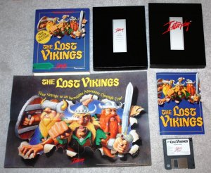Lost Vikings PC 3.5" Complete Boxed