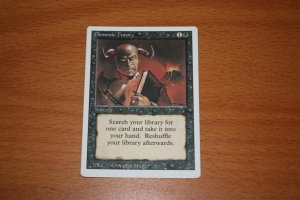 MTG Magic the Gathering Revised Demonic Tutor