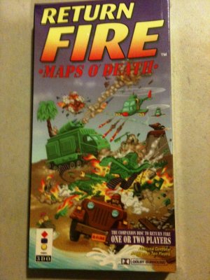 3DO Return Fire Maps O' Death Brand NEW Sealed Long Box!!