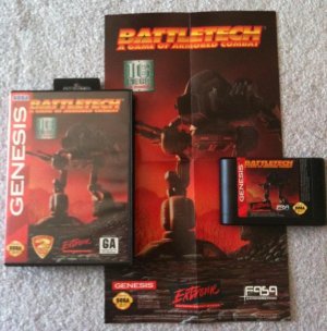 Sega Genesis Battletech in Box