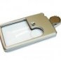 3X 6X LED illuminated Magnifying Loupe Card Magnifier
