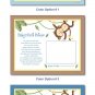 JUNGLE MONKEY BUSINES 8"x10" BABY ULTRASOUND POEM PRINT