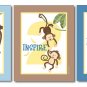 JUNGLE MONKEY BUSINES 8"x10" BABY ULTRASOUND POEM PRINT