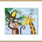 11"x14" ART PRINT FOR KIDS / JUNGLE ANIMALS **new **