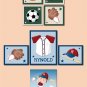 Set of 3 Nursery Art Prints Vehicles Plane Train Ship
