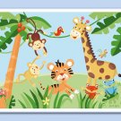 Kids Personalized *PLACEMAT* Jungle Rainforest Animals