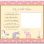 LOVE BIRDS & FLOWERS 8"x10" BABY ULTRASOUND POEM PRINT