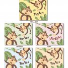11"x14" PERSONALIZED ART PRINT FOR KIDS JUNGLE MONKEY
