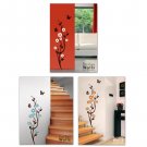 Japanese Cherry Blossom & Butterflies Vinyl Wall Decal