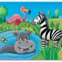 11"x14" ART PRINT NURSERY KID'S ROOMS /  SAFARI ANIMALS