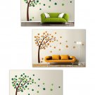 Tree with Leaves Blowing in the Wind - Vinyl Wall Decal