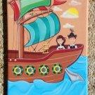 PRINT ON CANVAS FOR NURSERY CHILDREN ROOM / PIRATE SHIP