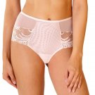 High Waist Panty Sheer Lace Briefs Rosme Lingerie True Romance Pink High Waist Panty Sheer Lace Briefs Rosme Lingerie True Romance Pink