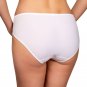Women's Plus Size Full Brief Panty Mid Waist New Rosme Lingerie Viola Bridal