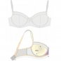 Lace Bra Lightly Lined Full Figure Underwire Cups Red Sermija Mademoiselle