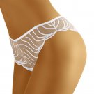 Sexy Sheer Tanga Panty Brazilian Back Wolbar Soleare New White Black S M Sexy Sheer Tanga Panty Brazilian Back Wolbar Soleare New White Black S M
