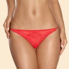 Sexy Thong Panty Low Rise New Ajour Lingerie Allegro Red C240 Sexy Thong Panty Low Rise New Ajour Lingerie Allegro Red C240