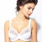 Plus Size Semi Sheer Lace Full Figure Bra Rosme Lingerie Stella 560121