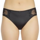 Sheer Mesh Side Low Rise Black Bikini Panty Sarin Rosme Lingerie 621632