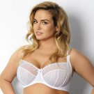 Plus Size Bra Sheer Mesh Full Figure Cups Kinga Lingerie Michelle Bridal